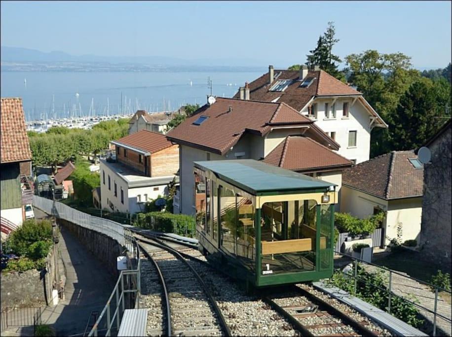 Apartamento Au Sunrise Studio Thonon-les-Bains Exterior foto